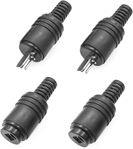 4er pack polige - 2-polige, din-stecker